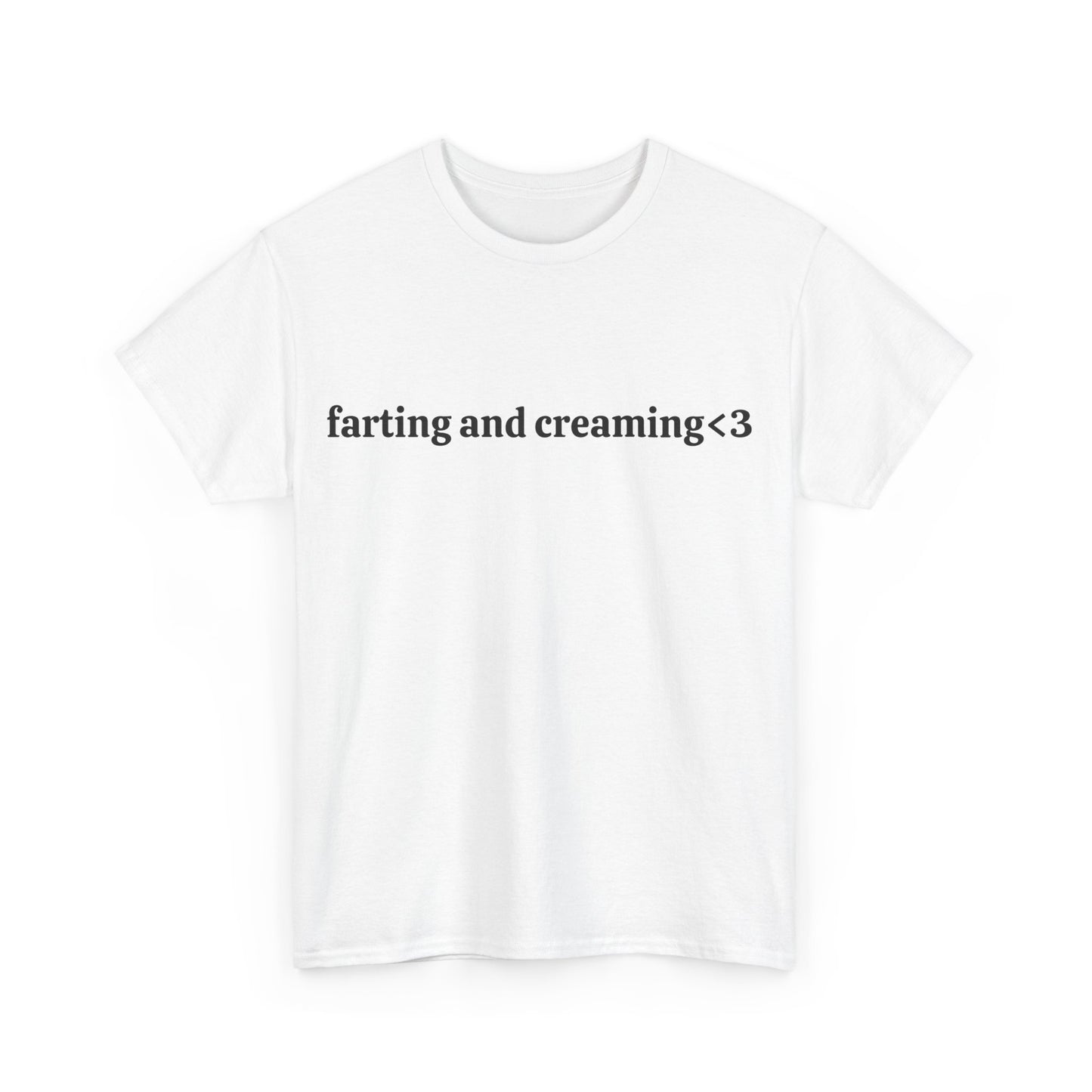 Farting and Creaming Funny Meme T-Shirt – Viral Alt Humor Tee