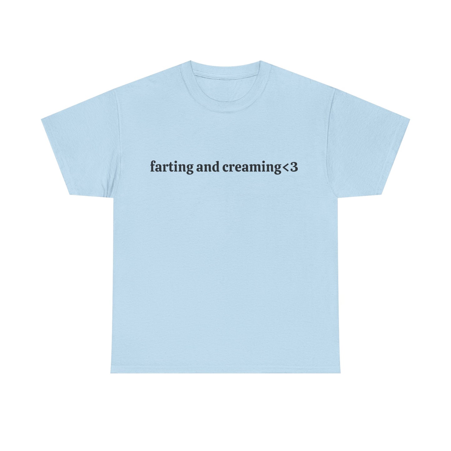 Farting and Creaming Funny Meme T-Shirt – Viral Alt Humor Tee