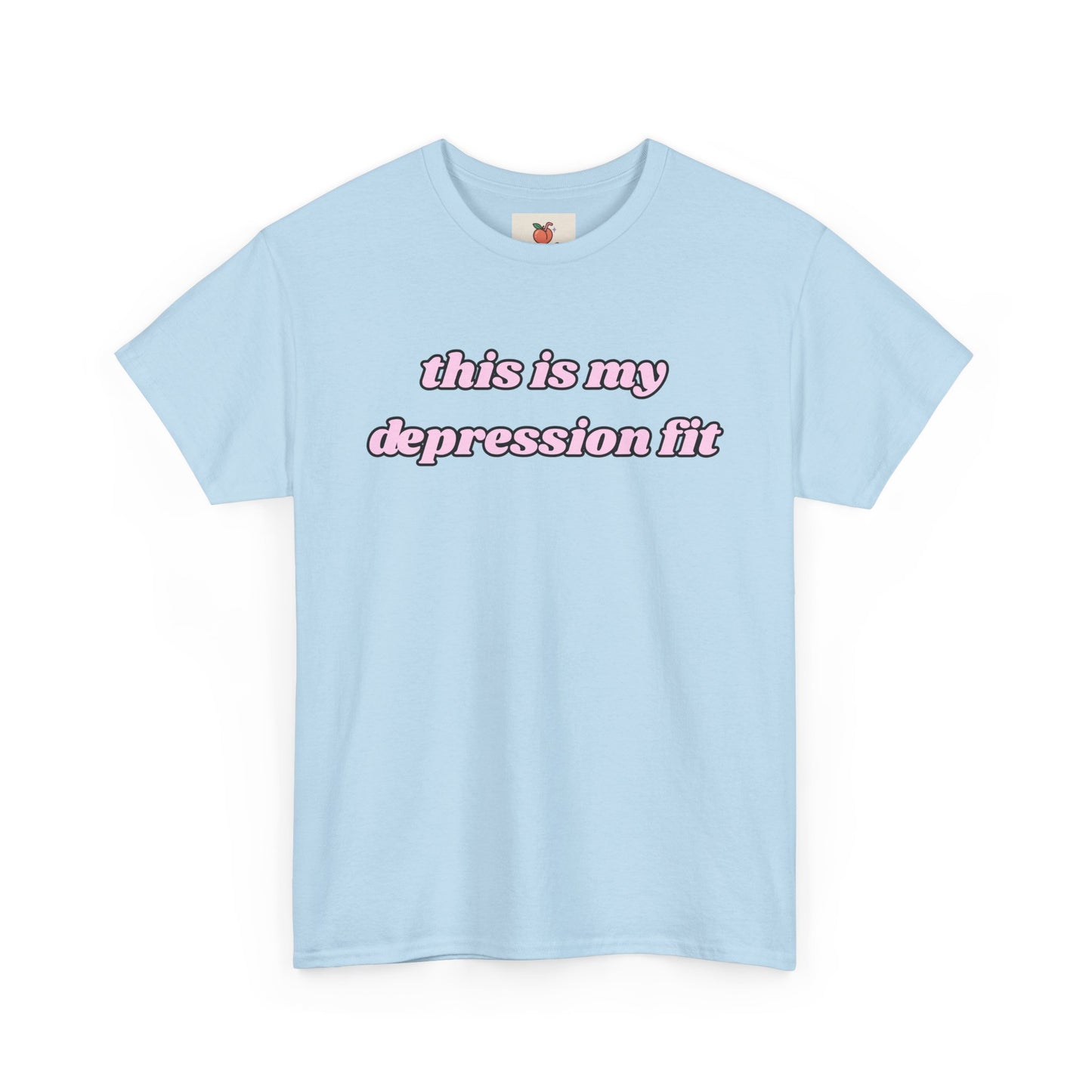 Depression T-shirt - “This Is My Depression Fit” Tee – Sad Girl Tee - Y2K Fashion