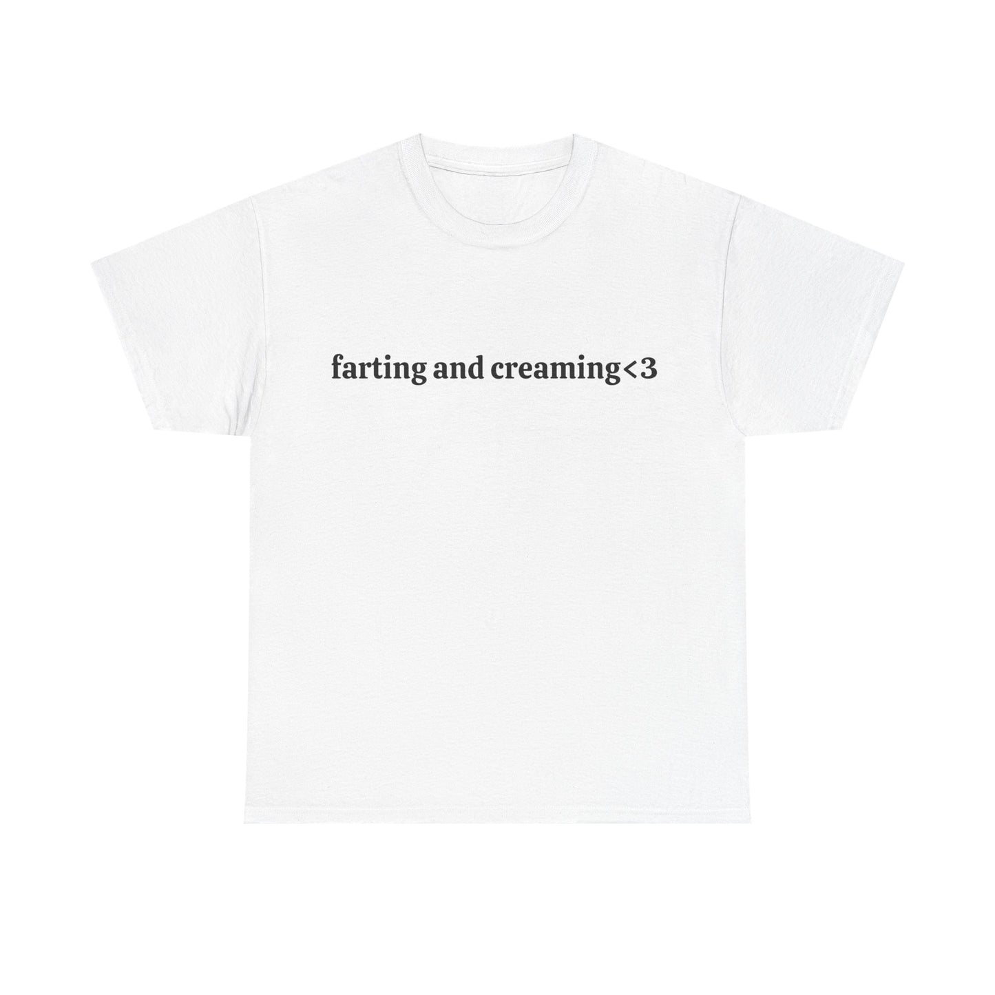 Farting and Creaming Funny Meme T-Shirt – Viral Alt Humor Tee