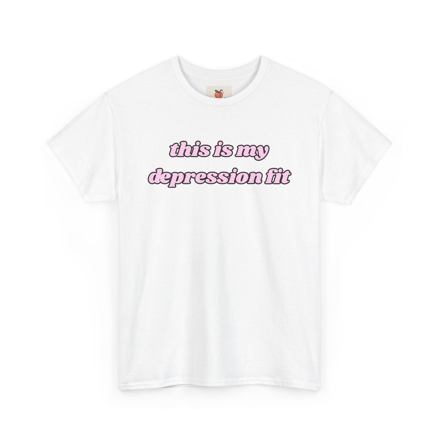 Depression T-shirt - “This Is My Depression Fit” Tee – Sad Girl Tee - Y2K Fashion