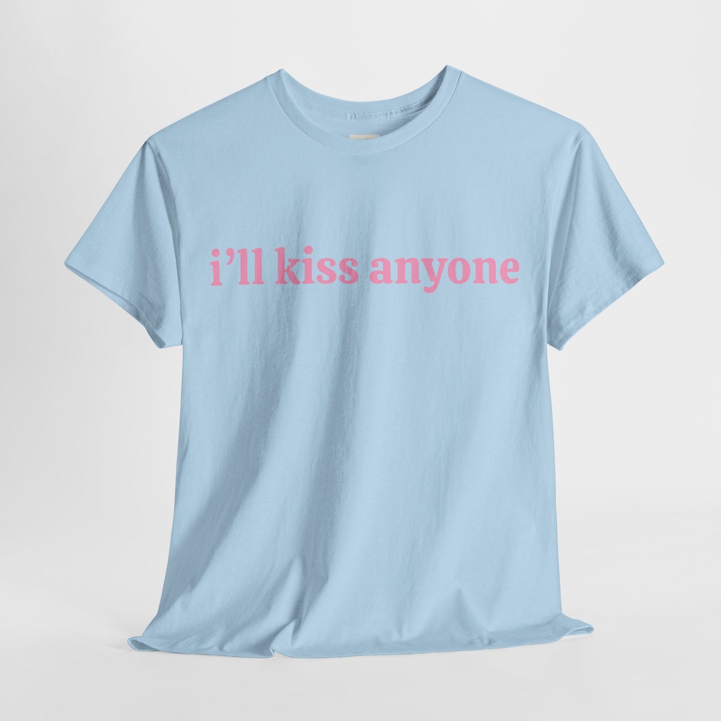 “I’ll Kiss Anyone” Pride T-Shirt – Pansexual Visibility Tee Inspired by Clairo