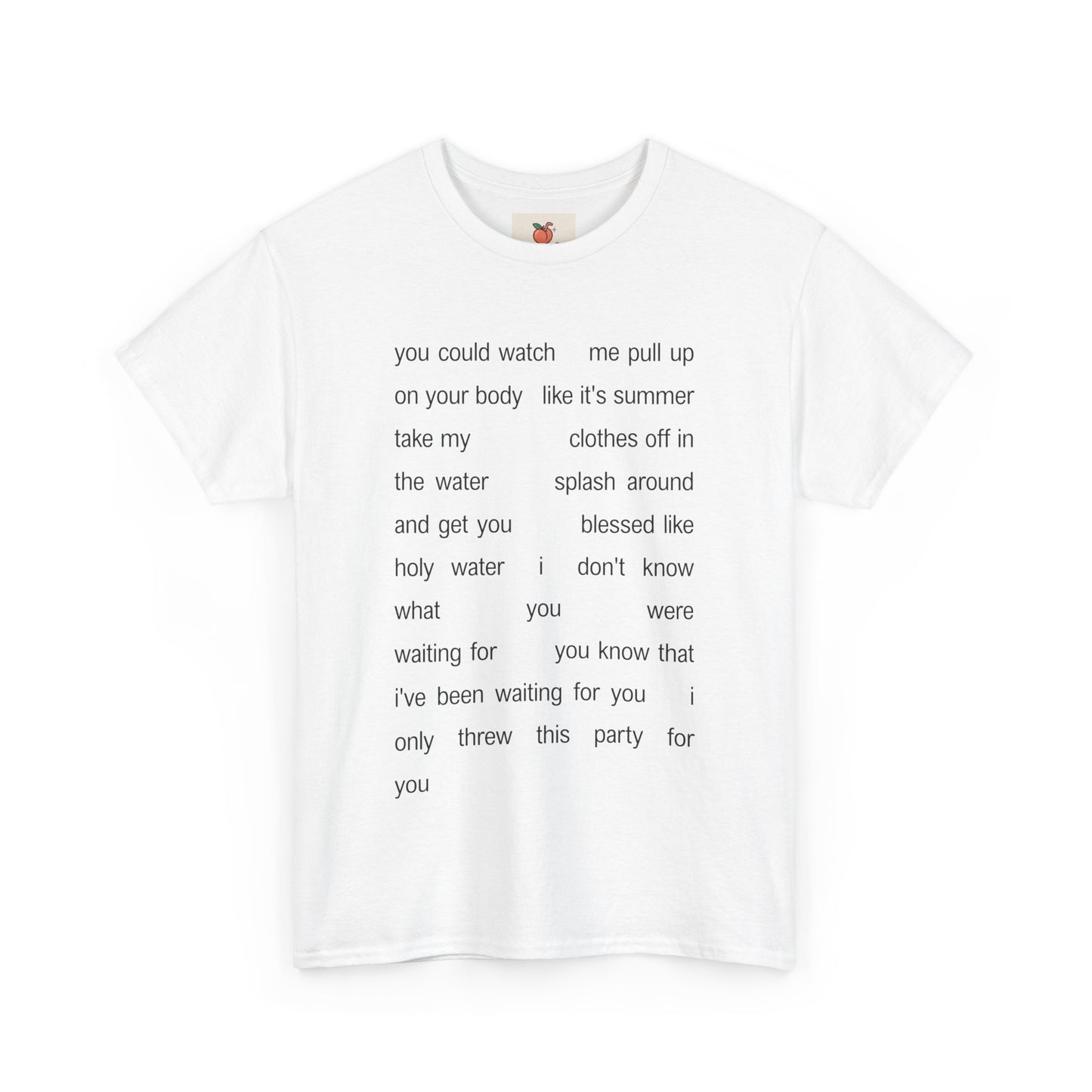 Charli XCX “Party 4 U” Lyric Tee – Brat Green T-shirt
