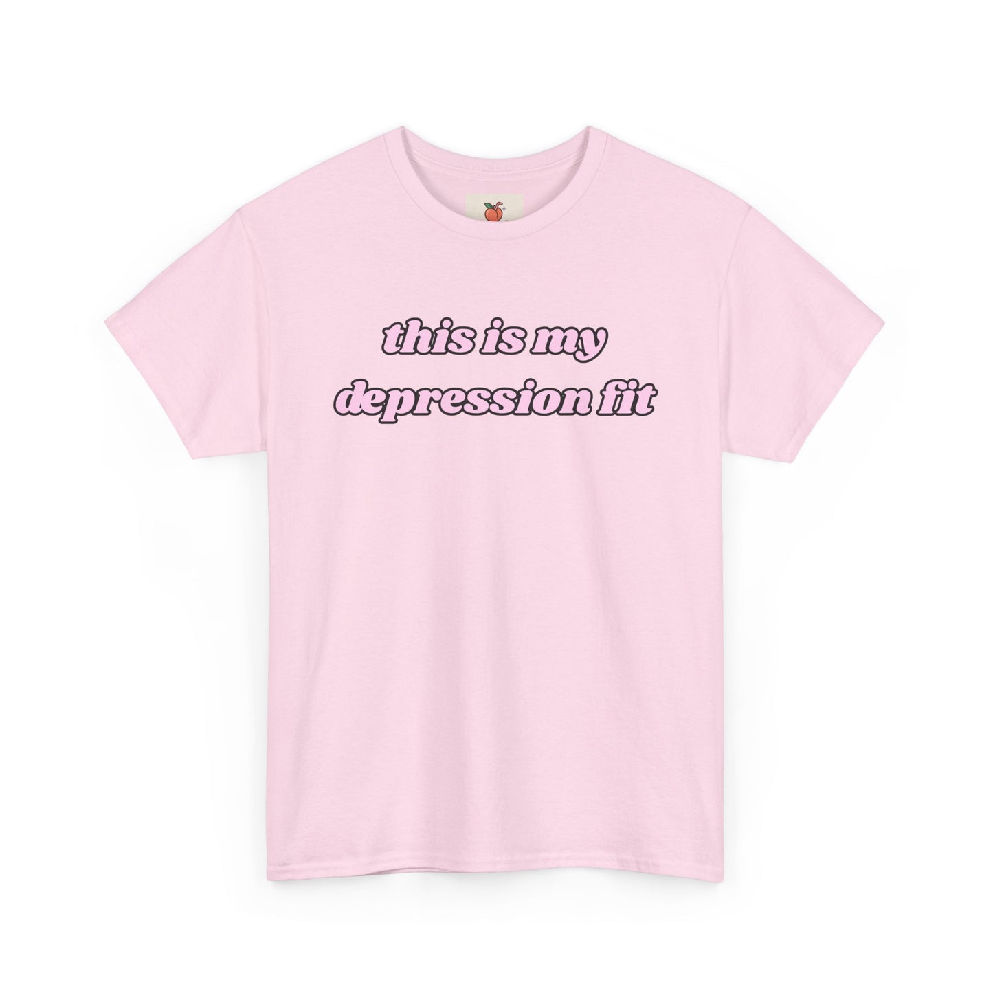 Depression T-shirt - “This Is My Depression Fit” Tee – Sad Girl Tee - Y2K Fashion