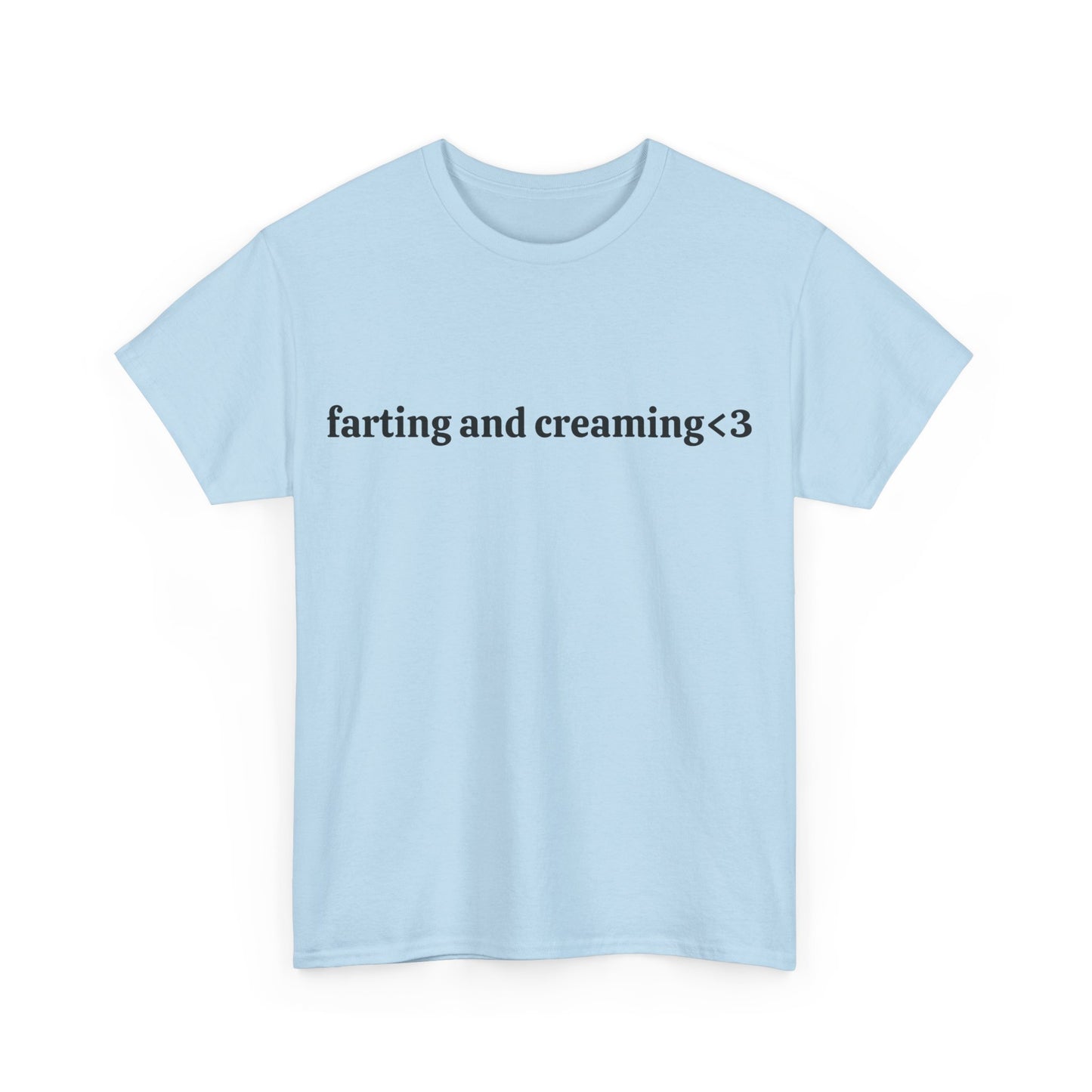 Farting and Creaming Funny Meme T-Shirt – Viral Alt Humor Tee