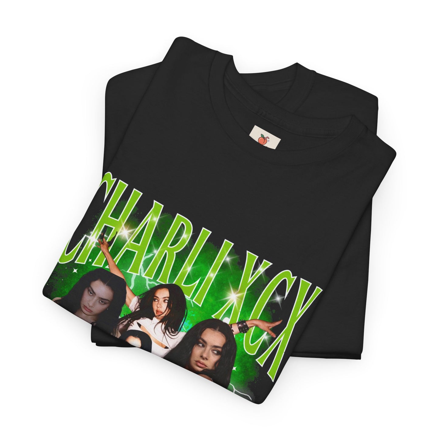 Charli XCX Bootleg Collage Tee – Brat Era Iconography
