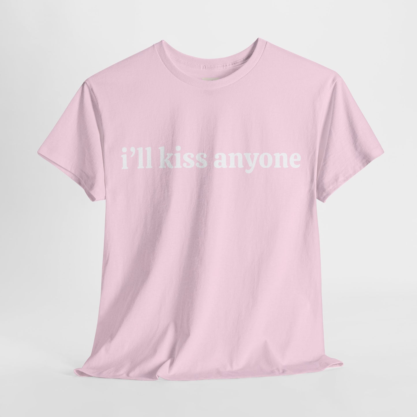 “I’ll Kiss Anyone” Pride T-Shirt – Pansexual Visibility Tee Inspired by Clairo