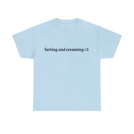 Farting and Creaming Funny Meme T-Shirt – Viral Alt Humor Tee