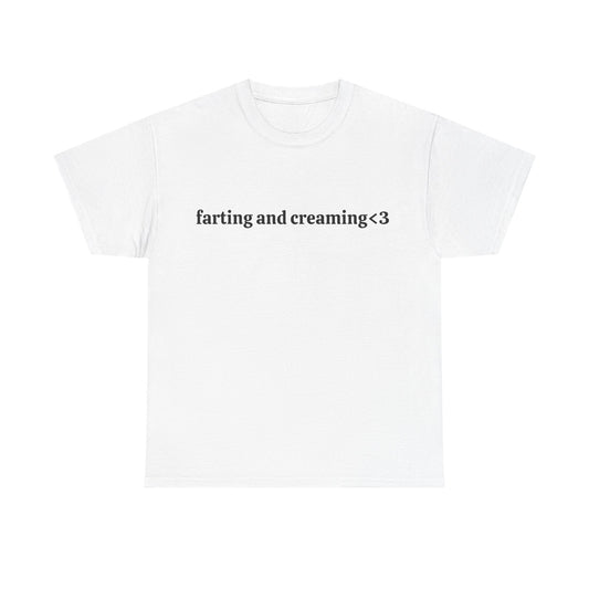 Farting and Creaming Funny Meme T-Shirt – Viral Alt Humor Tee