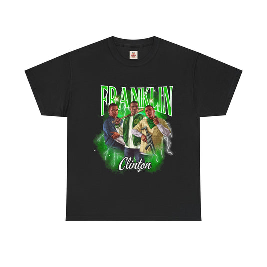 Franklin Clinton Bootleg Tee - GTA Fan T-shirt for gamers