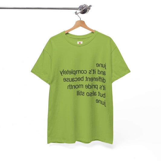 Brat Pride T-shirt – June and It’s Completely Different - Charli XCX brat Tee